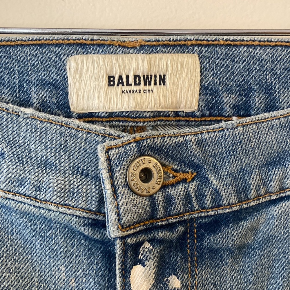 Baldwin Kennedy low rise boyfriend jeans size 27 waist - Picture 5 of 14